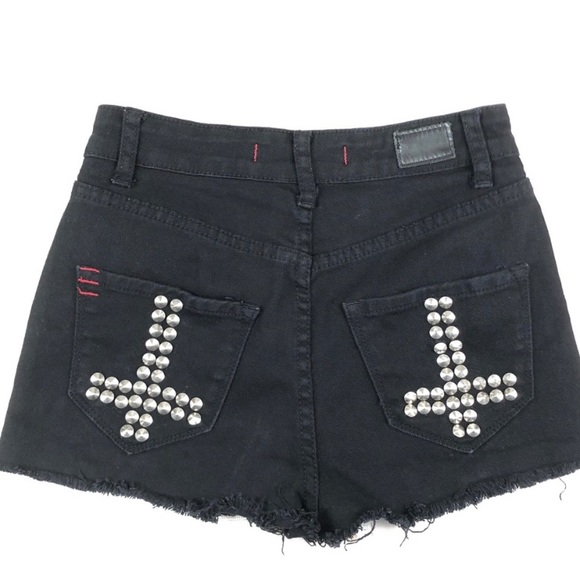 BDG Urban Outfitters Studded high rise Shorts - Picture 1 of 3